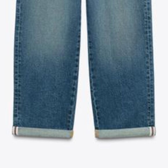 Zara MID RISE RELAXED FIT Z1975 JEANS Mid-blue - Excellent Condition - Picture 3 of 6